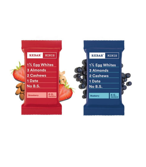 RXBAR Mini Package with ingredients